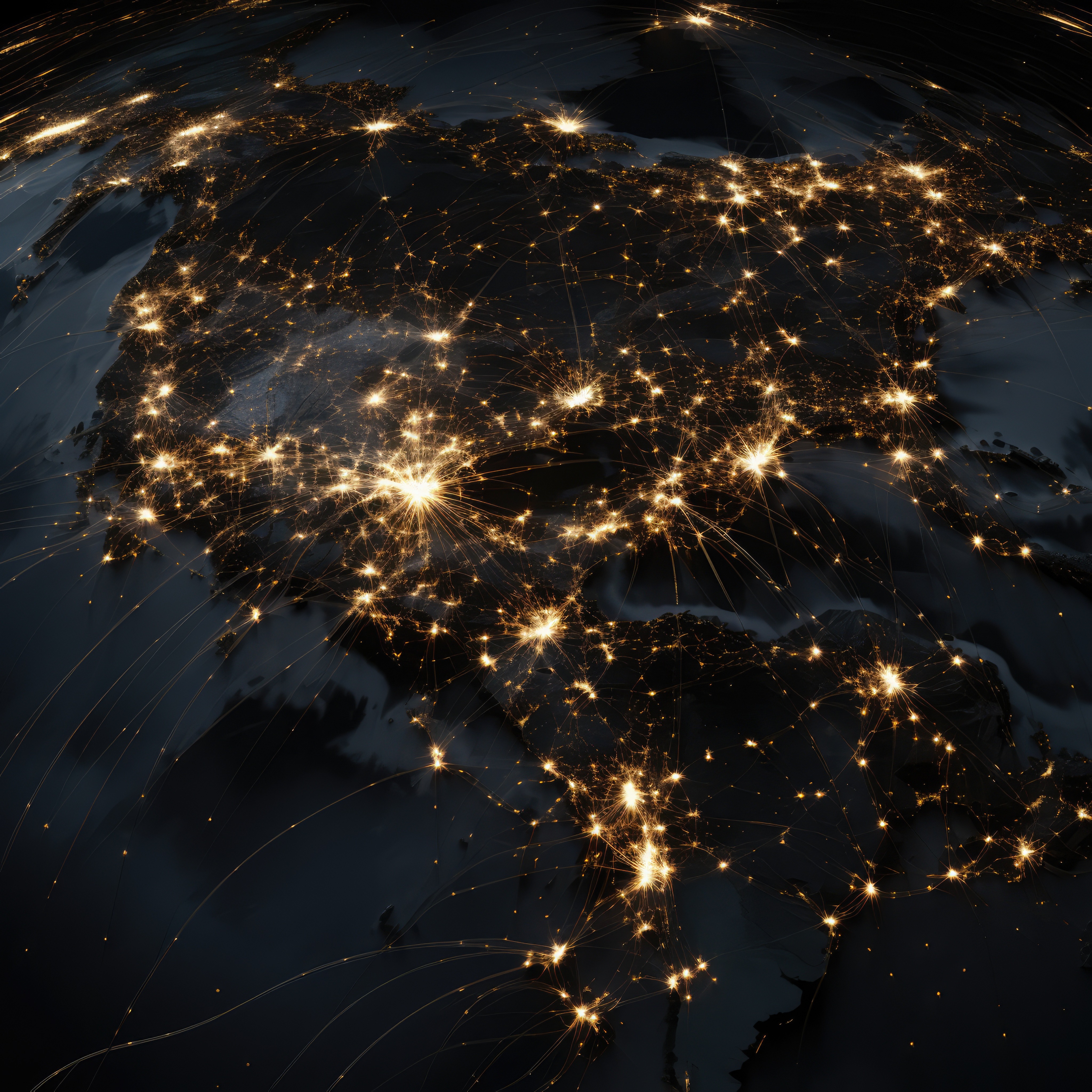 3d-rendering-dark-earth-space